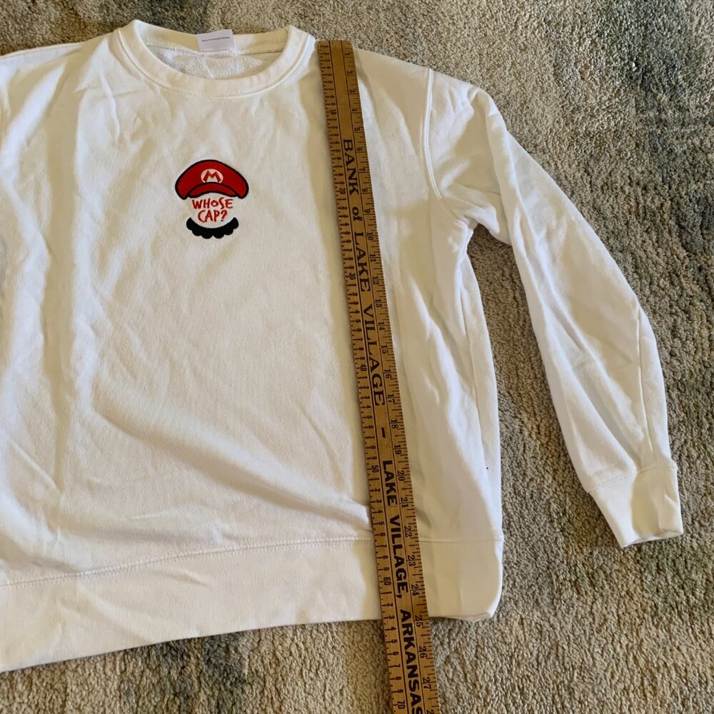 Universal Studios Japan Mario Whose Cap Sweatshirt - image 7